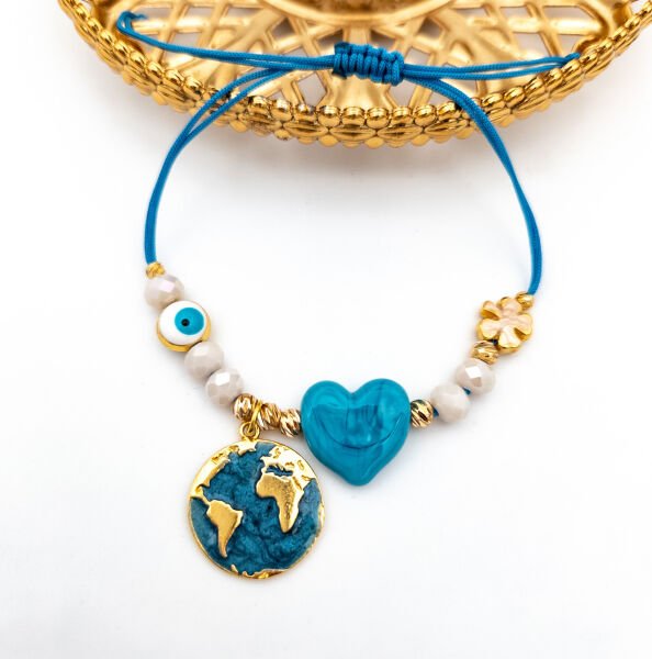 DÜNYA CAM BONCUK BİLEKLİK