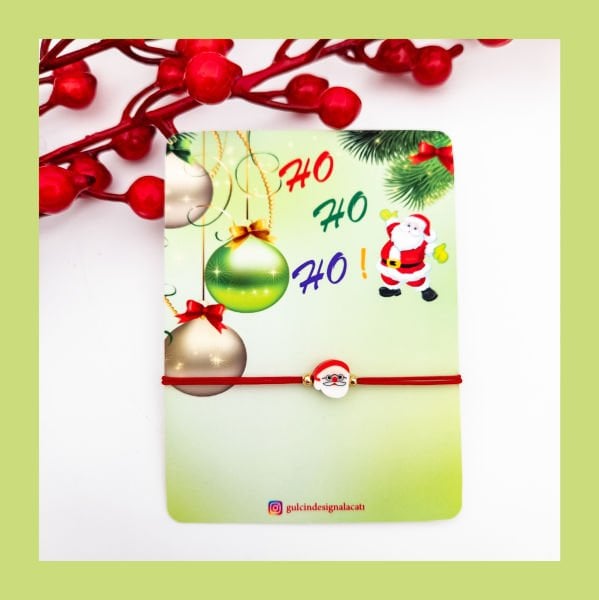 FİMO NOEL BABA YENİYIL BİLEKLİK