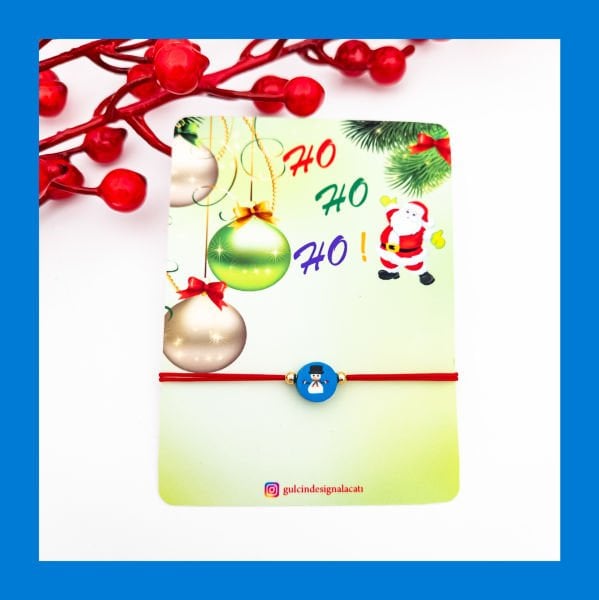 FİMO KARDAN ADAM YENİYIL BİLEKLİK