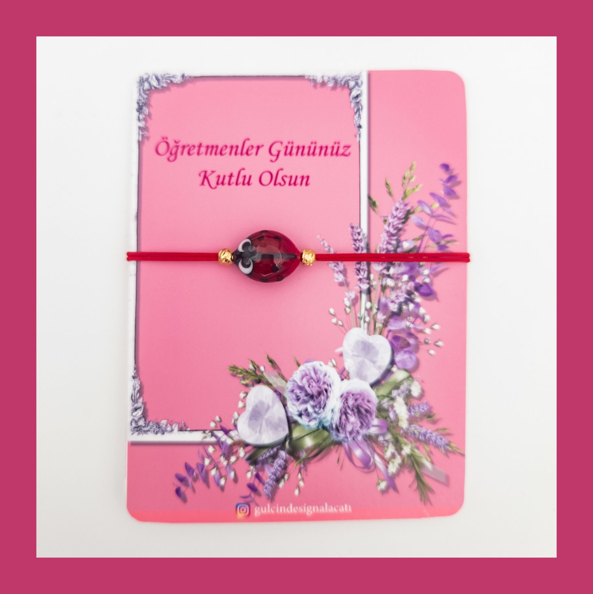 CAM BONCUK BİLEKLİK