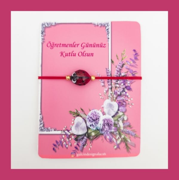 CAM BONCUK BİLEKLİK