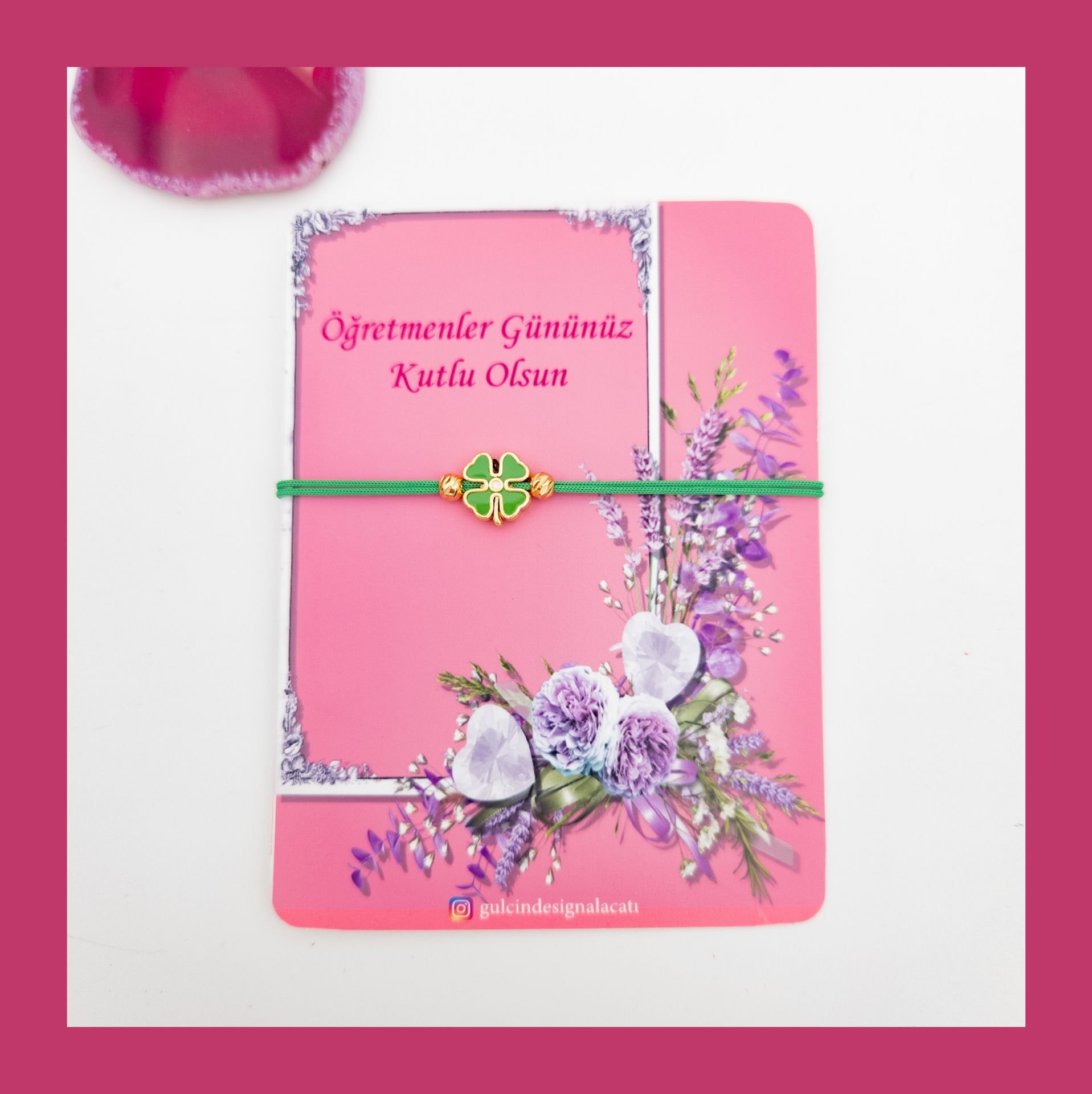 YEŞİL YONCA BİLEKLİK