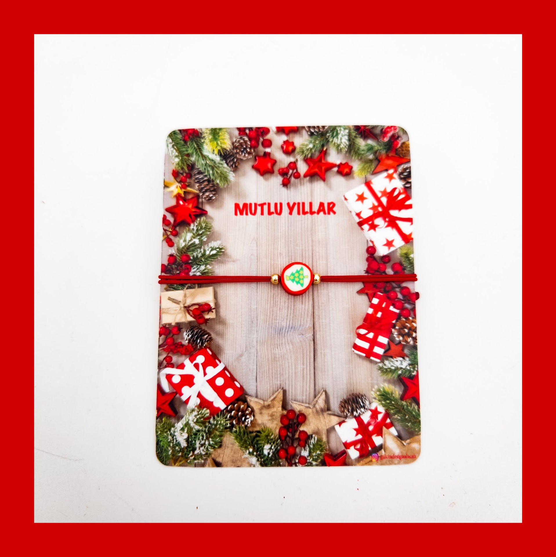 FİMO YENİYIL AĞACI BİLEKLİK