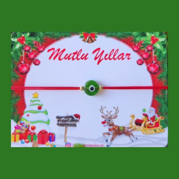 YEŞİL CAM BONCUK BİLEKLİK