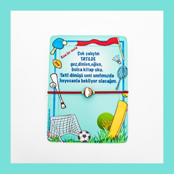 FİMO GÖKKUŞAĞI BİLEKLİK-KIRMIZI