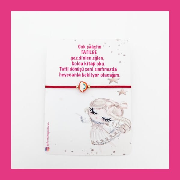 FİMO GÖKKUŞAĞI BİLEKLİK-KIRMIZI