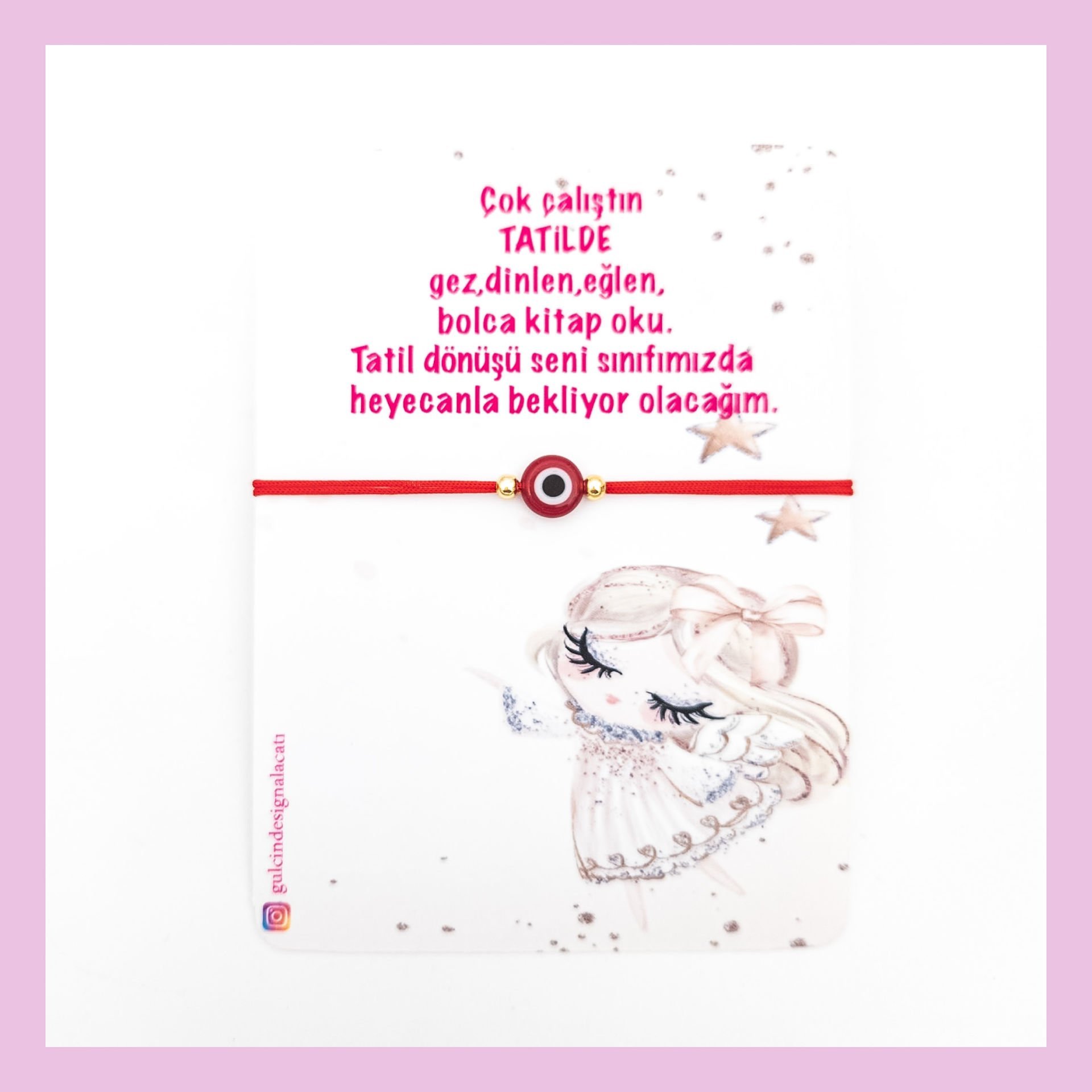 KIRMIZI NAZAR BONCUK BİLEKLİK