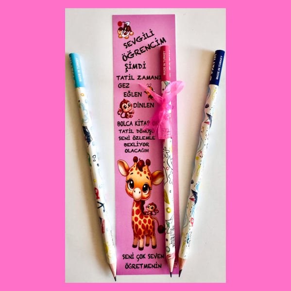 KİTAP AYRACI VE KALEM SETİ