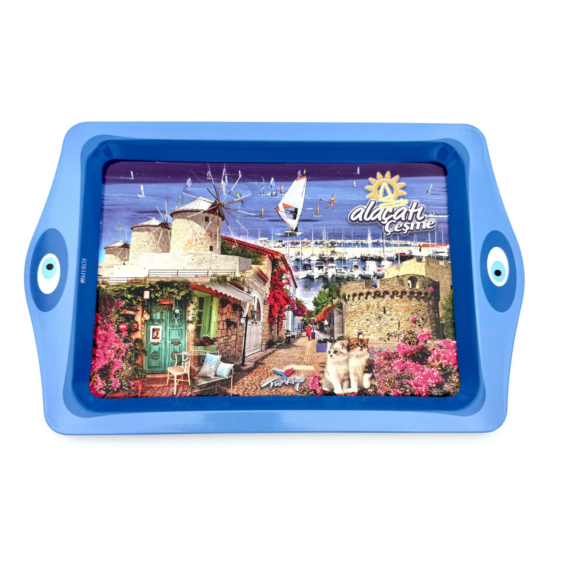 ALAÇATI MİNİ  METAL TEPSİ