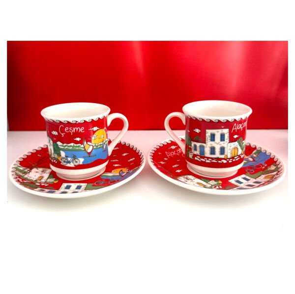 ALAÇATI 2 Lİ KAHVE FİNCAN SETİ