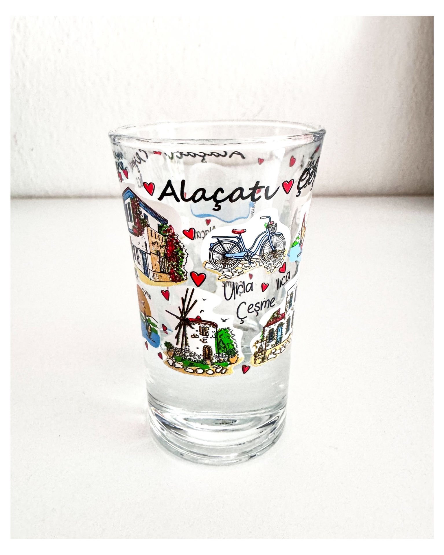 ALAÇATI TEMALI SHOT BARDAĞI