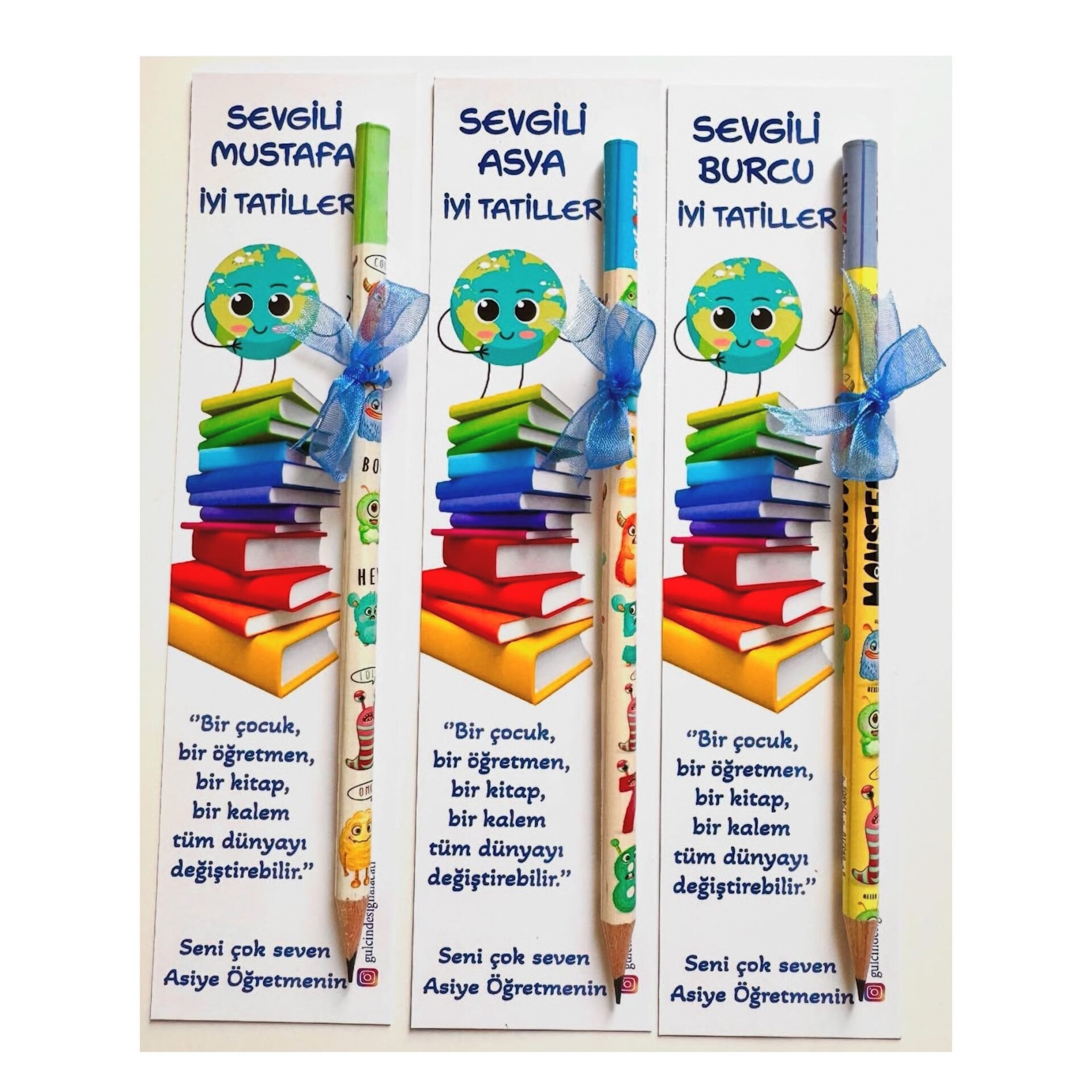 KİTAP AYRACI VE KALEM