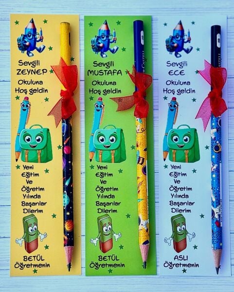OKULA MERHABA- KİTAP AYRACI VE KALEM SET