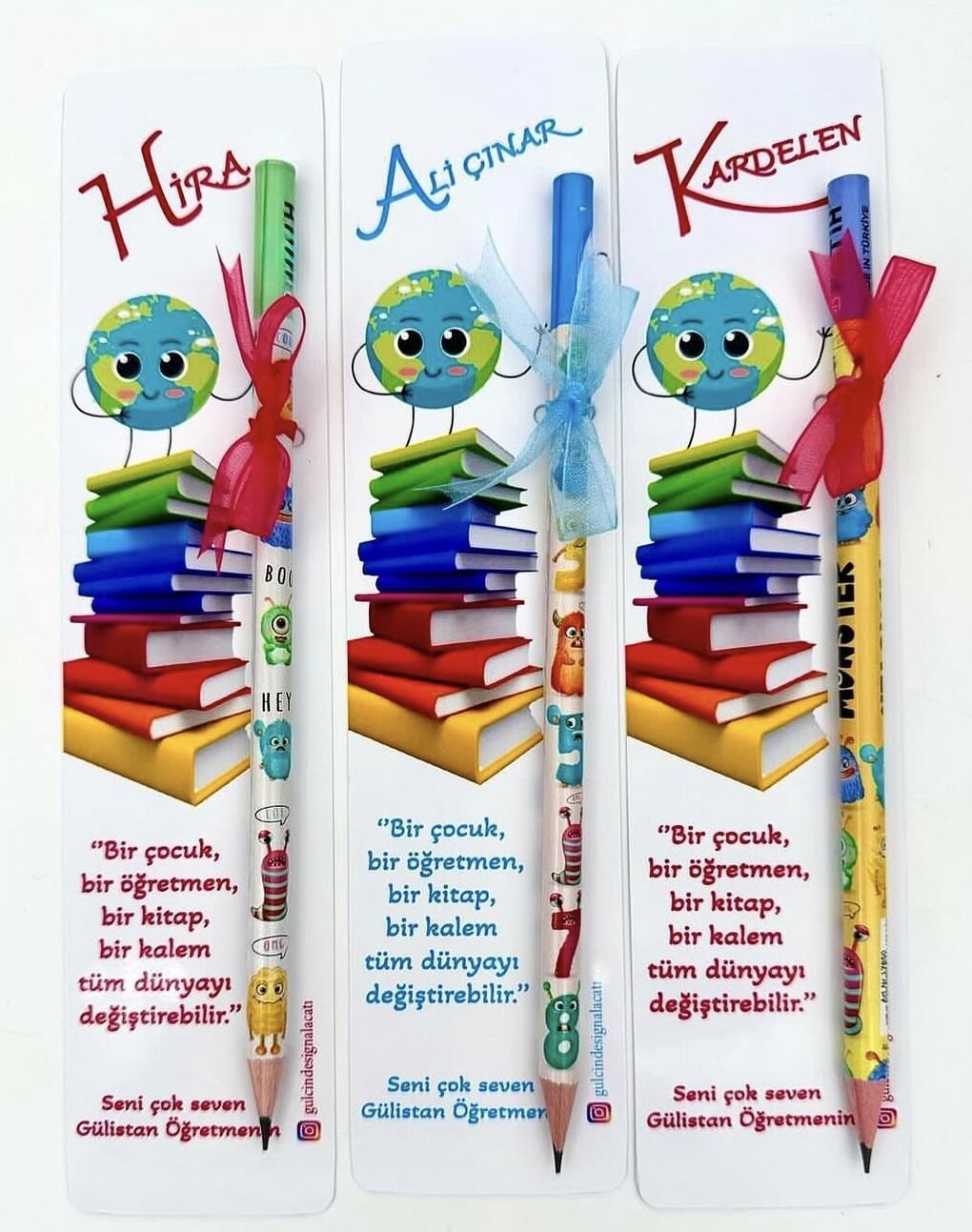KİTAP AYRACI VE KALEM