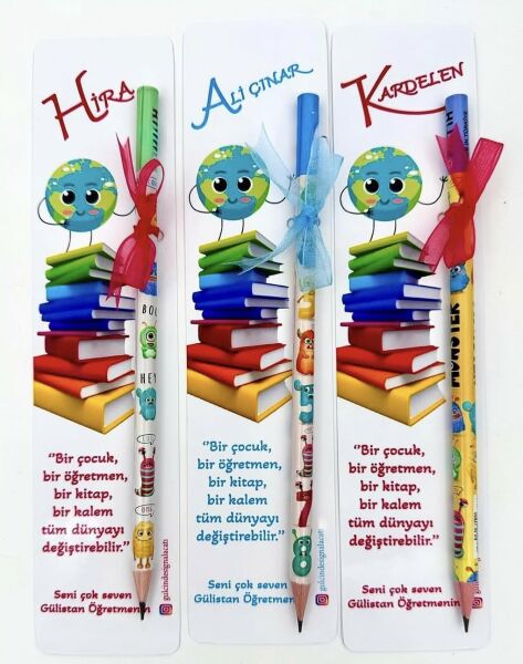 KİTAP AYRACI VE KALEM