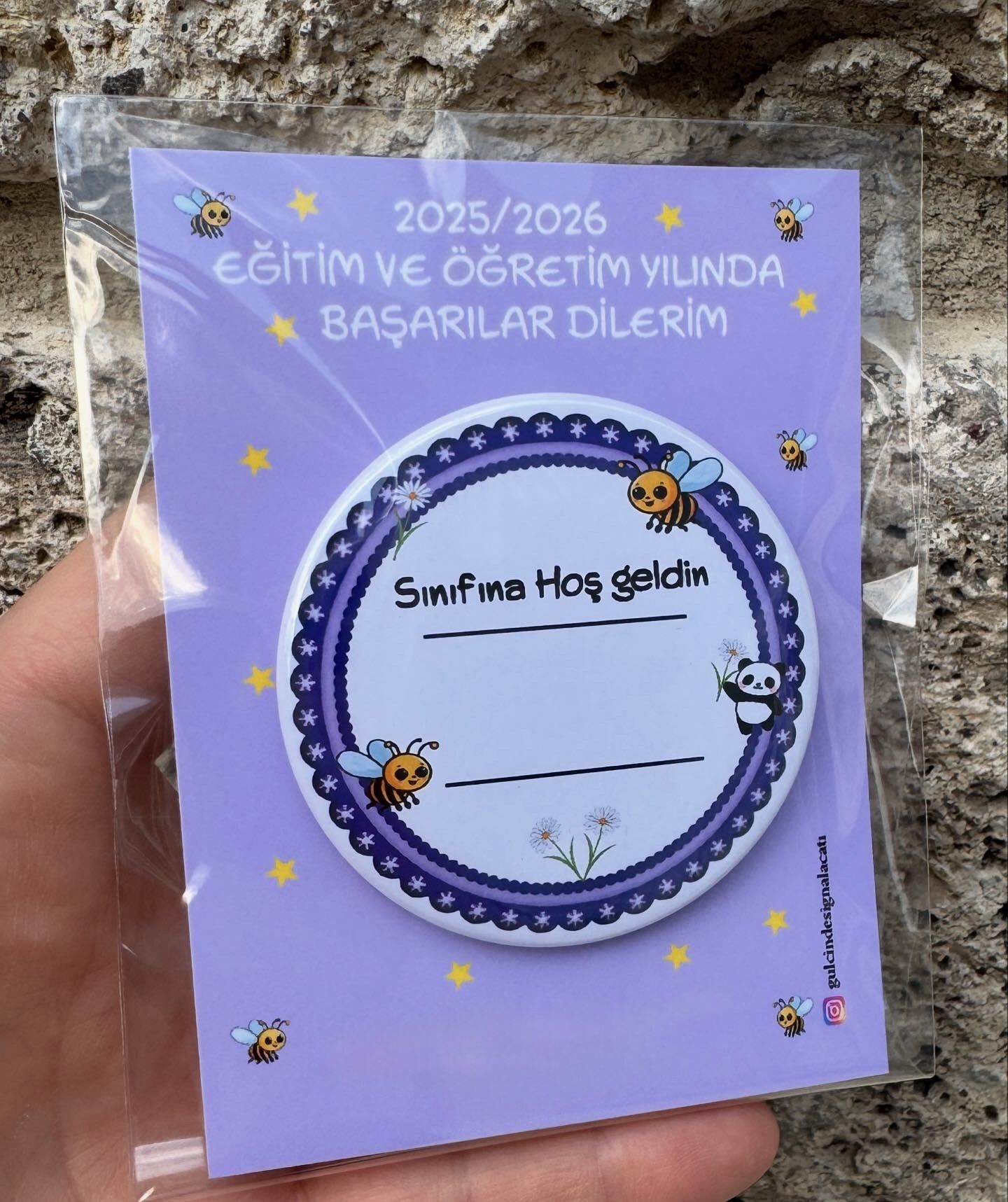 SINIFINA HOŞ GELDİN ROZETİ