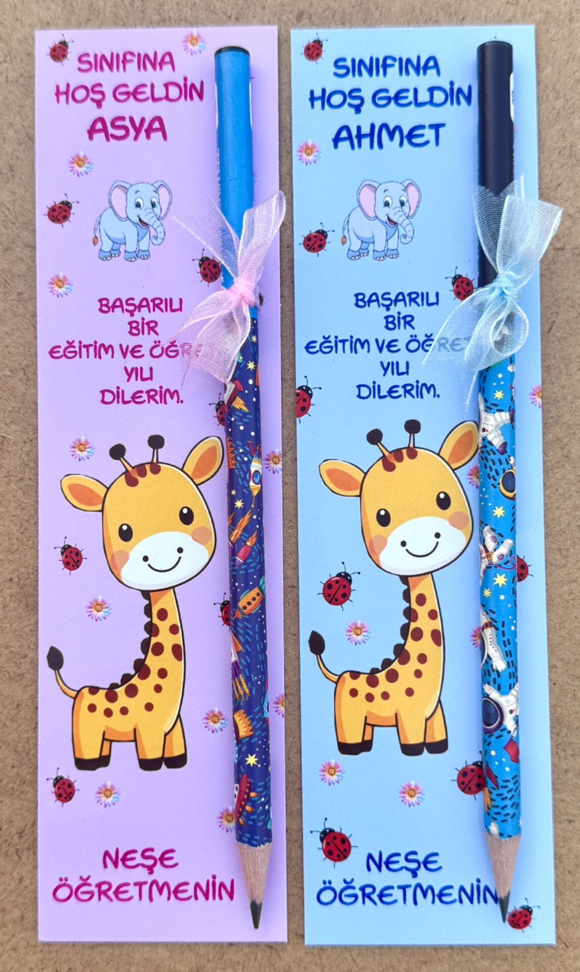 SINIFINA HOŞ GELDİN -KİTAP AYRACI VE KALEM