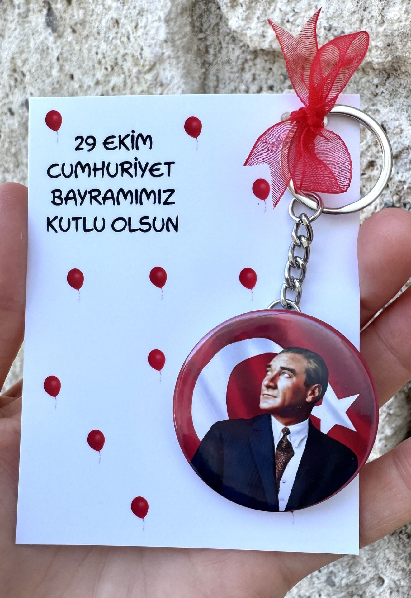 29 EKİM AÇACAK ANAHTARLIK
