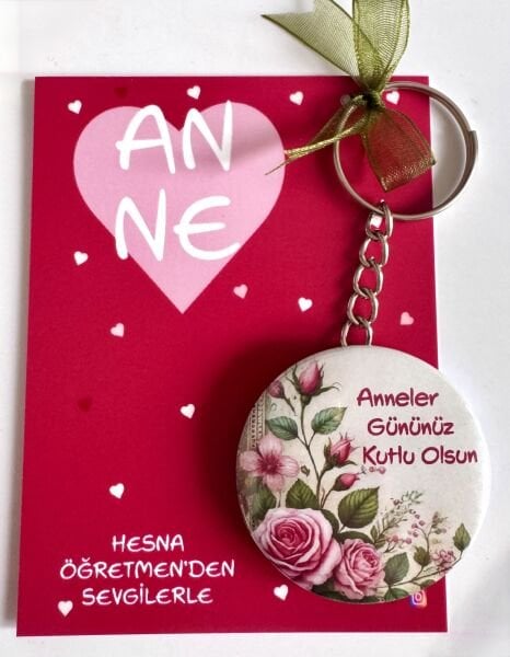 ANNELER GÜNÜ AÇACAK ANAHTARLIK