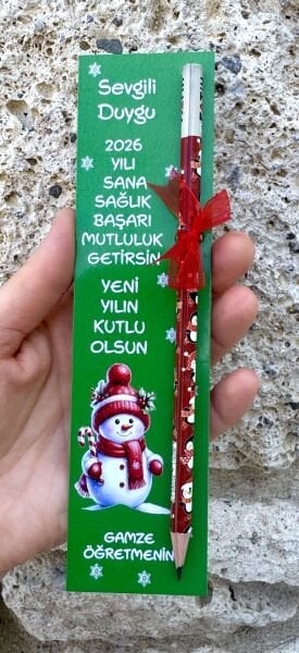 YILBAŞI KİTAP AYRACI VE KALEM