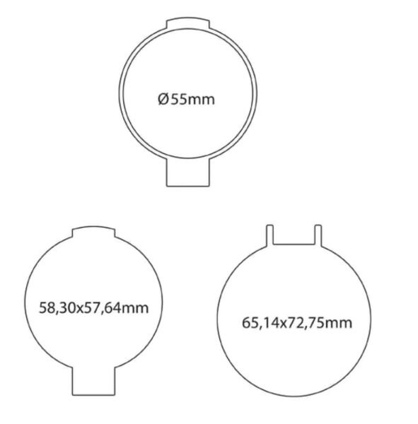 YENİYIL ETİKETLİ PLEXİ CEP AYNASI