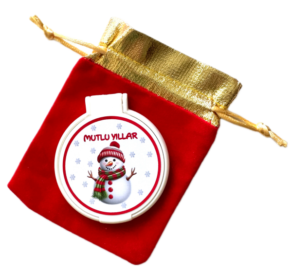 KESELİ, YILBAŞI ETİKETLİ , PLEXİ CEP AYNA
