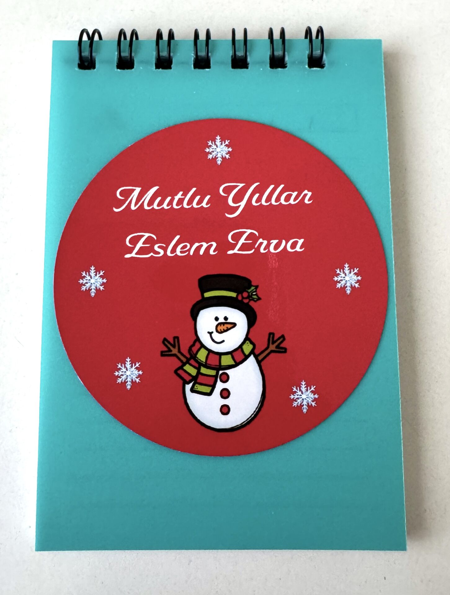 MİNİ BLOKNOT DEFTER (İSME ÖZEL ETİKETLİ)