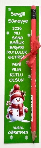 YENİYIL KİTAP AYRACI VE KALEM