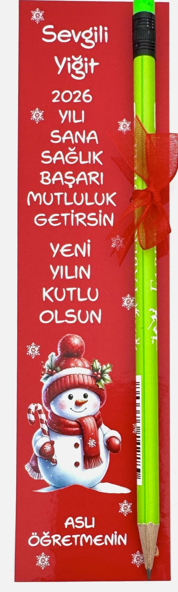 YENİYIL KİTAP AYRACI VE KALEM