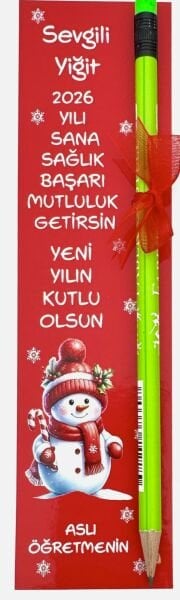 YENİYIL KİTAP AYRACI VE KALEM