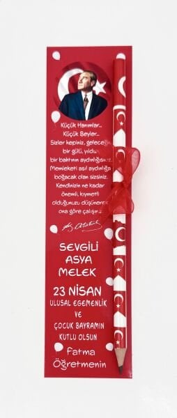 23 NİSAN KİTAP AYRACI VE KALEM SETİ