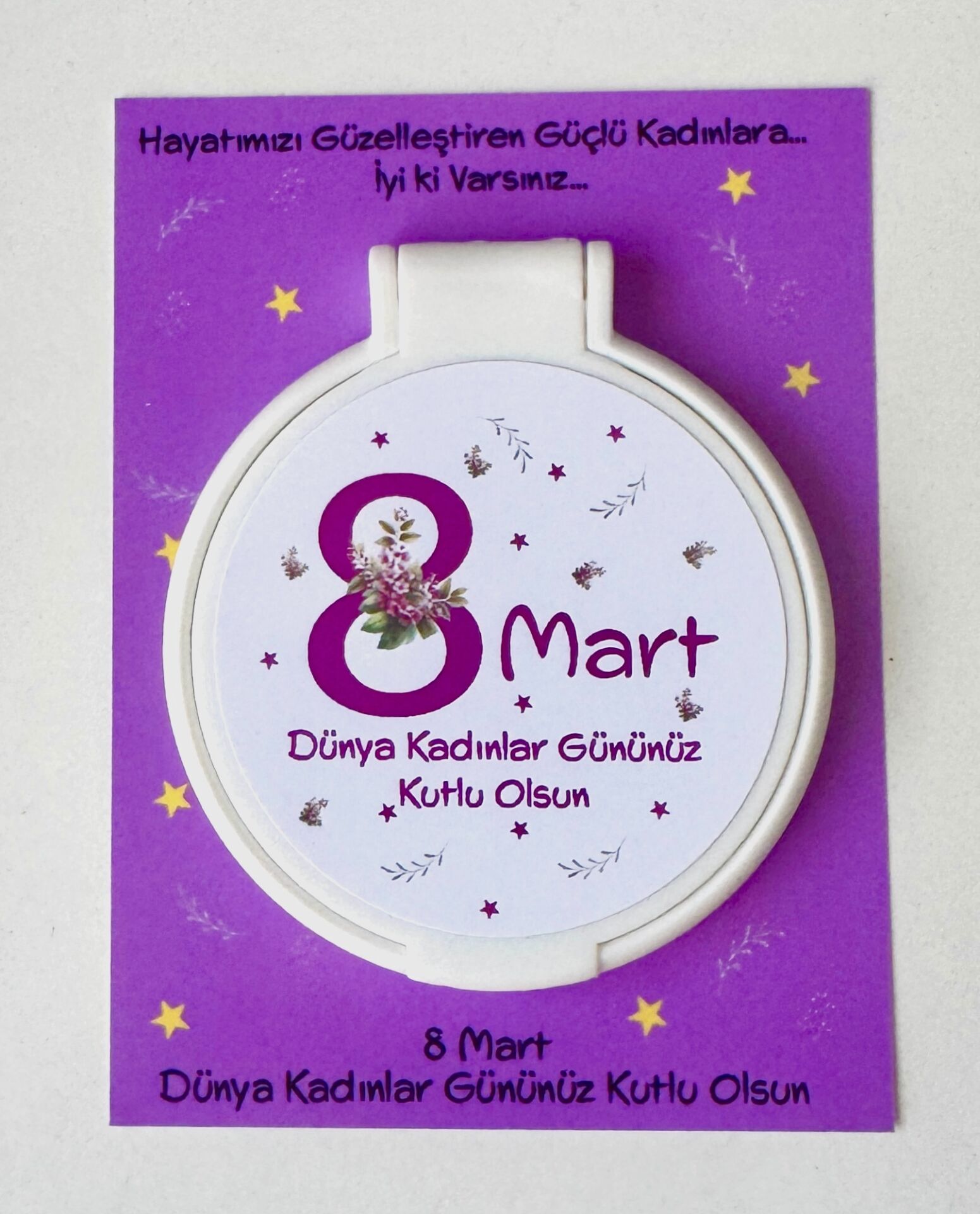 ETİKETLİ PLEKSİ AYNA