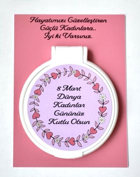 ETİKETLİ PLEKSİ AYNA