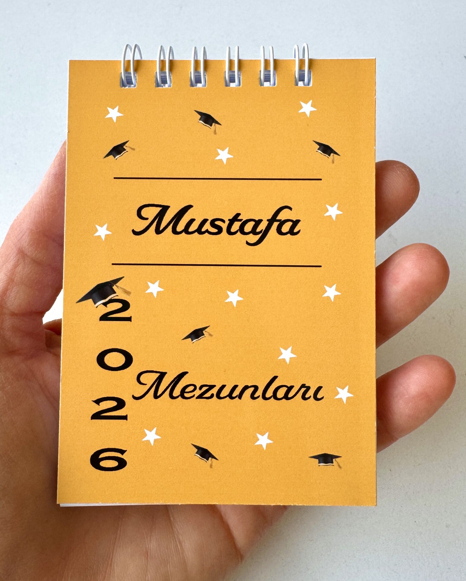 İsme özel bloknot defter