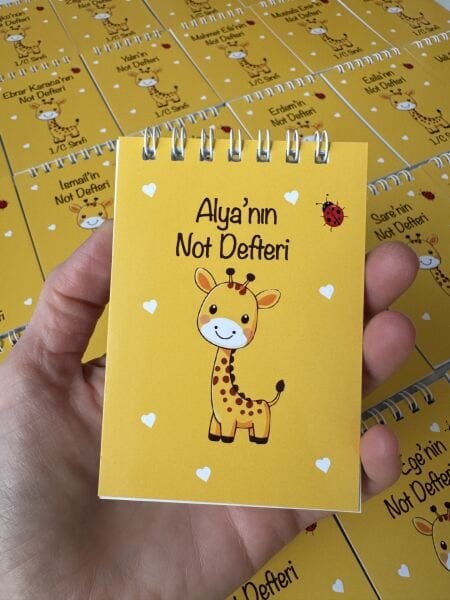 Mini bloknot defter