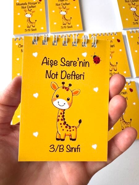 Mini bloknot defter