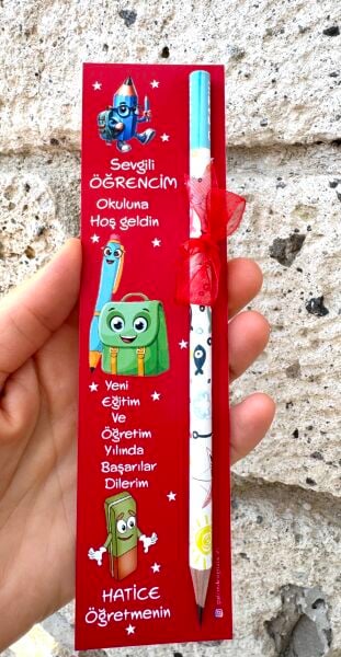 OKULA MERHABA KİTAP AYRACI VE KALEM SETİ