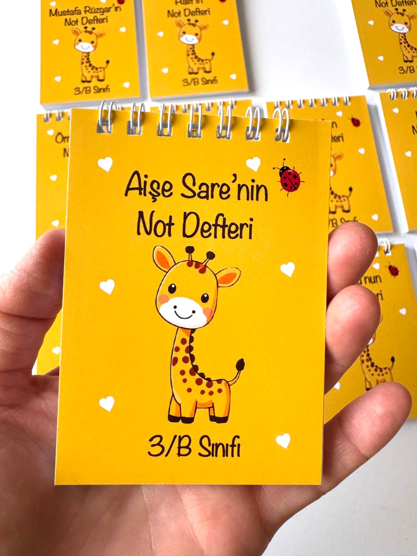 İSME ÖZEL NOT DEFTERİ (TEKLİ ALIM )