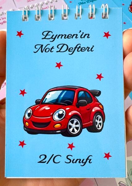 İSME ÖZEL NOT DEFTERİ (TEKLİ ALIM)