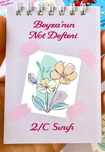 İSME ÖZEL NOT DEFTERİ  (TEKLİ ALIM)